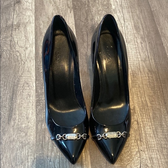 Gucci vernice Chrystal  heels - Picture 1 of 7